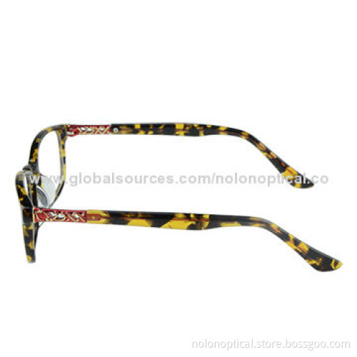 Tortoise Shell Black Eyeglass Frame, 52mm